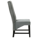  Coaster Furniture Barrand 106389 Upholstered Dining Side Chair - Grey IMAGE 8