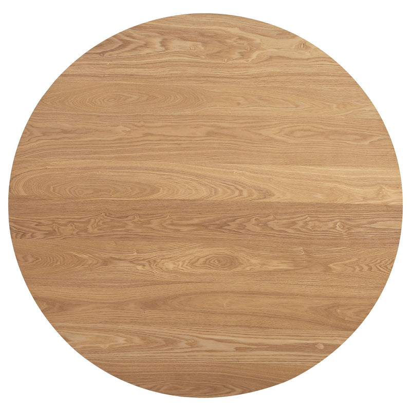  Coaster Furniture Bradbury 107350 Round 48-inch Wood Top Dining Table - Natural IMAGE 2