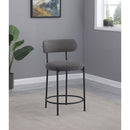 Coaster Furniture Viola 108198 Boucle Upholstered Counter Chair - Grey IMAGE 2