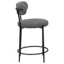  Coaster Furniture Viola 108198 Boucle Upholstered Counter Chair - Grey IMAGE 8