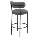  Coaster Furniture Viola 108199 Boucle Upholstered Bar Chair - Grey IMAGE 7