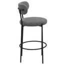  Coaster Furniture Viola 108199 Boucle Upholstered Bar Chair - Grey IMAGE 8