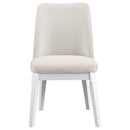  Coaster Furniture Carissa 108302 Upholstered Dining Side Chair - Beige IMAGE 3