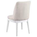  Coaster Furniture Carissa 108302 Upholstered Dining Side Chair - Beige IMAGE 6