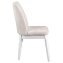  Coaster Furniture Carissa 108302 Upholstered Dining Side Chair - Beige IMAGE 8