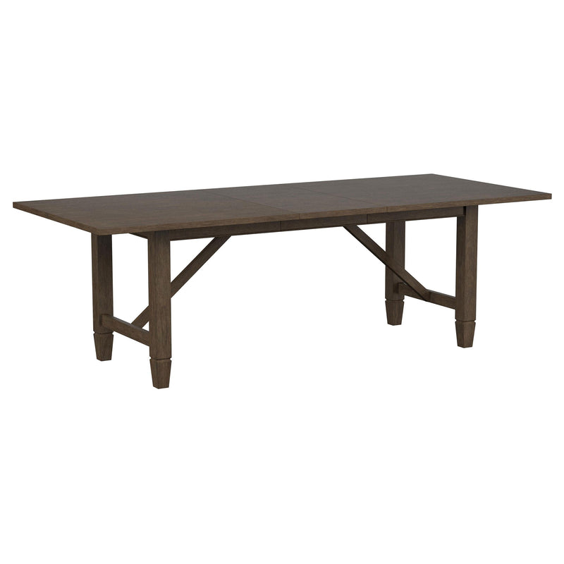  Coaster Furniture Matisse 108311 Rectangular 94-inch Wood Dining Table - Light Brown IMAGE 2