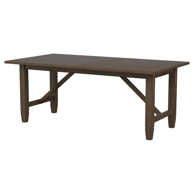  Coaster Furniture Matisse 108311 Rectangular 94-inch Wood Dining Table - Light Brown IMAGE 5