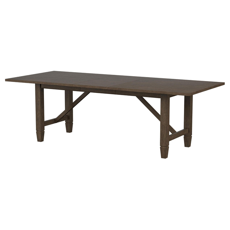  Coaster Furniture Matisse 108311 Rectangular 94-inch Wood Dining Table - Light Brown IMAGE 6