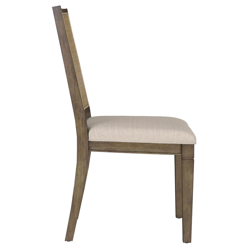  Coaster Furniture Matisse 108312 Woven Rattan Back Dining Side Chair - Brown IMAGE 9
