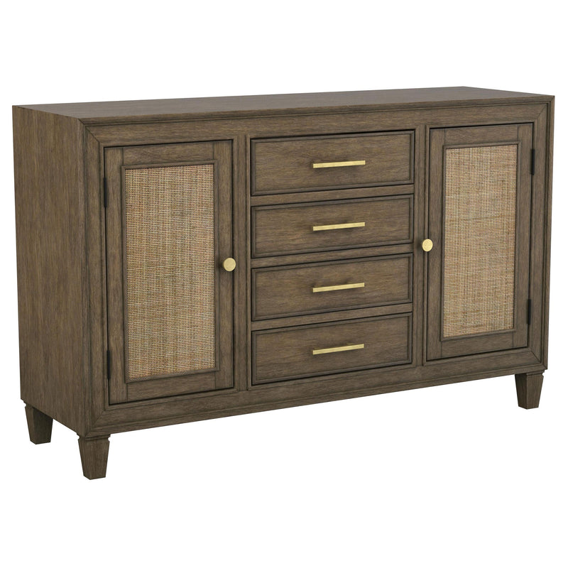  Coaster Furniture Matisse 108315 4-Drawer Sideboard Buffet Cabinet - Light Brown IMAGE 1