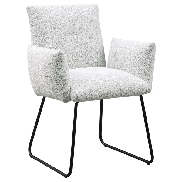  Coaster Furniture Ackland 108492 pholstered Dining Side Chair - Light Grey IMAGE 1