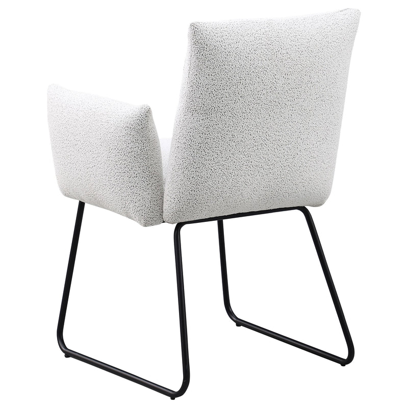  Coaster Furniture Ackland 108492 pholstered Dining Side Chair - Light Grey IMAGE 6