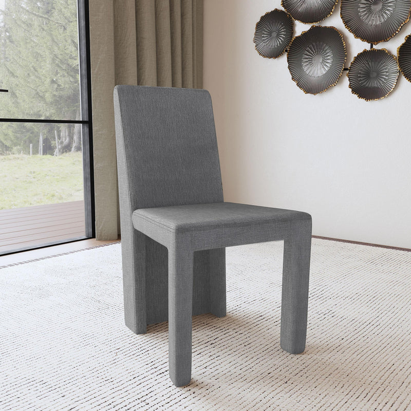  Coaster Furniture Tordera 108512 Velvet Upholstered Dining Side Chair - Grey IMAGE 2