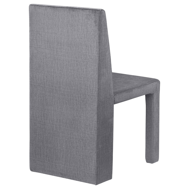  Coaster Furniture Tordera 108512 Velvet Upholstered Dining Side Chair - Grey IMAGE 7