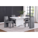  Coaster Furniture Tordera 108512 Velvet Upholstered Dining Side Chair - Grey IMAGE 9