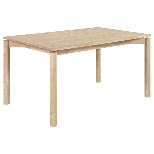  Coaster Furniture Parkridge 108551 59-inch Rectangular Dining Table - White Washed IMAGE 1