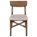  Coaster Furniture Parkridge 108562 Dining Side Chair - Natural Walnut IMAGE 3