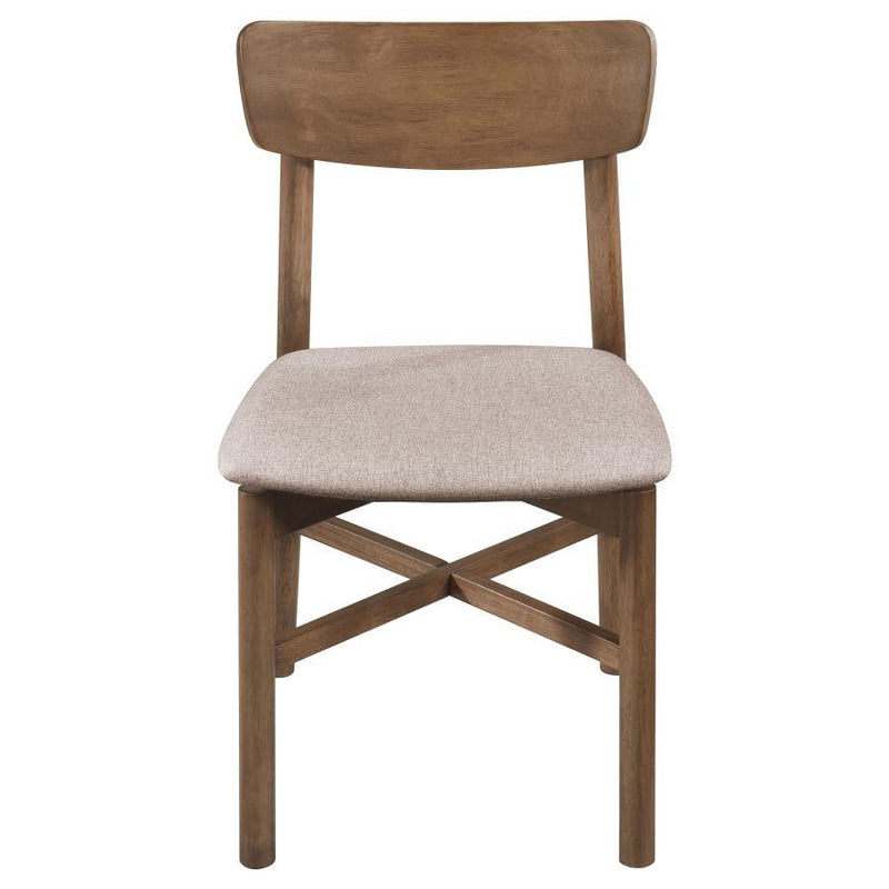  Coaster Furniture Parkridge 108562 Dining Side Chair - Natural Walnut IMAGE 3