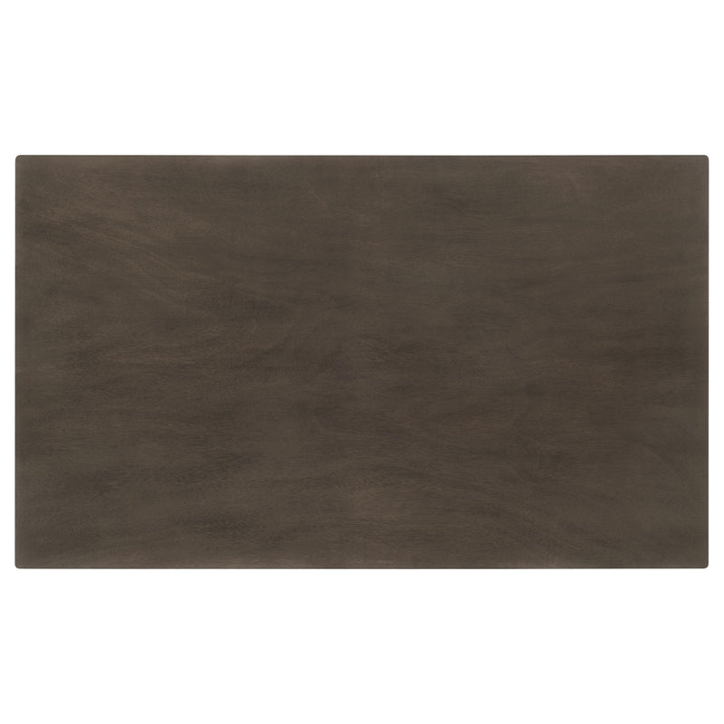  Coaster Furniture Onslow 108621 59-inch Rectangular Wood Dining Table - Dark Brown IMAGE 5