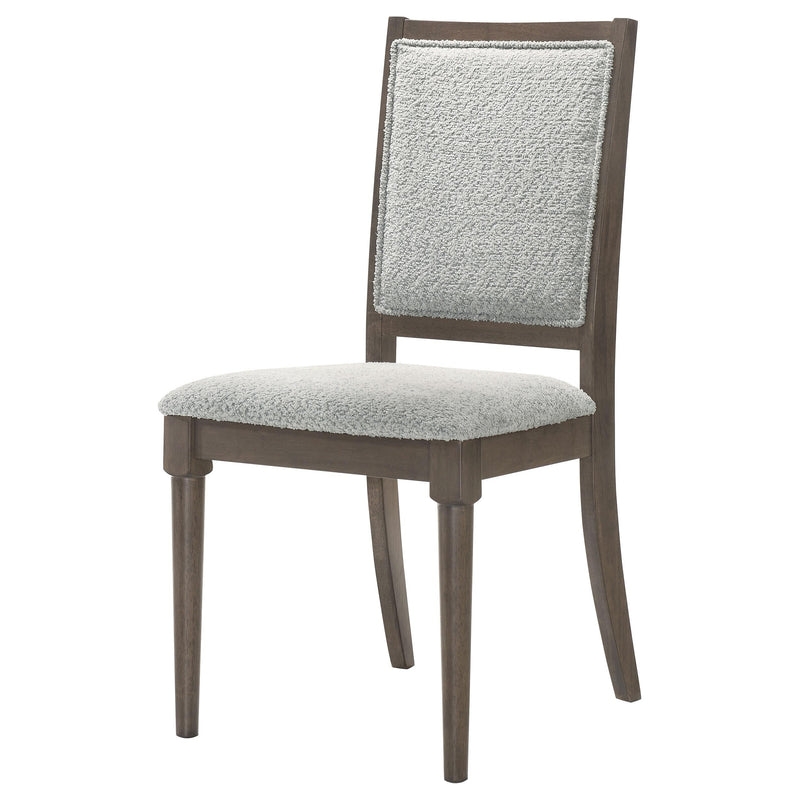  Coaster Furniture Onslow 108622 Upholstered Dining Side Chair - Dark Brown IMAGE 4