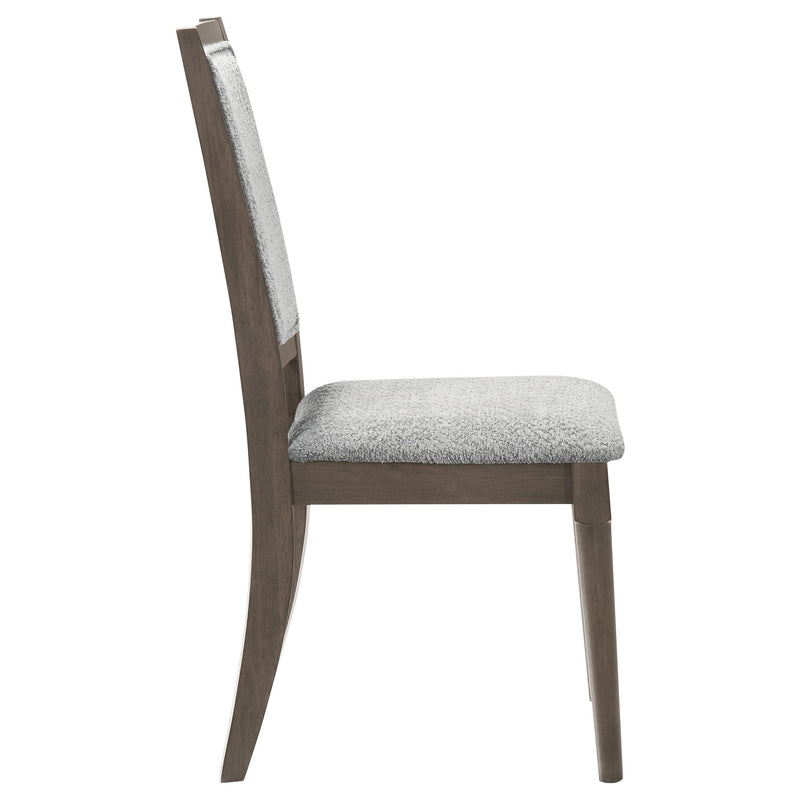  Coaster Furniture Onslow 108622 Upholstered Dining Side Chair - Dark Brown IMAGE 8