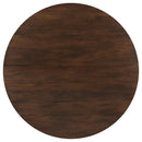  Coaster Furniture Everton 108891 Round 53-inch Wood Dining Table - Dark Walnut IMAGE 4