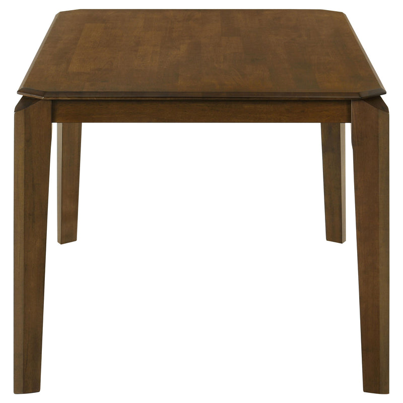 Coaster Furniture Almonte 108921 59-inch Rectangular Wood Dining Table - Dark Brown IMAGE 3