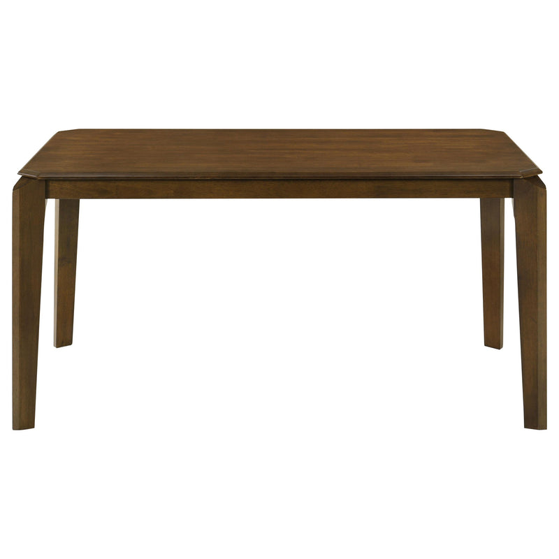  Coaster Furniture Almonte 108921 59-inch Rectangular Wood Dining Table - Dark Brown IMAGE 4