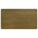  Coaster Furniture Castlewood 109351 71-inch Rectangular Wood Dining Table - Brown Oak IMAGE 5