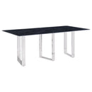  Coaster Furniture Desden 109361 79-inch Rectangular Sintered Stone Dining Table - Grey IMAGE 1