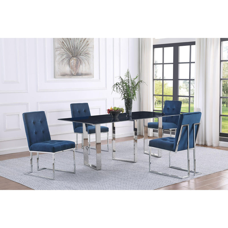  Coaster Furniture Desden 109361 79-inch Rectangular Sintered Stone Dining Table - Grey IMAGE 7