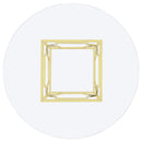  Coaster Furniture Starlight 192641BG Round 54-inch Glass Top Metal Dining Table - Brass IMAGE 4
