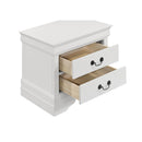  Coaster Furniture Louis Philippe 202442 2-Drawer Nightstand Bedside Table - White IMAGE 10