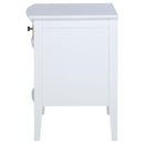  Coaster Furniture Bexhill 223472 1-Drawer Nightstand Bedside Table - White IMAGE 5