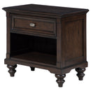  Coaster Furniture Andover 223632 1-Drawer Nightstand Bedside Table - Dark Oak IMAGE 4