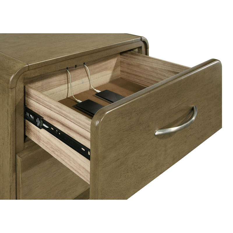  Coaster Furniture Amsbury 224272 2-Drawer Nightstand Bedside Table - Nutmeg IMAGE 10
