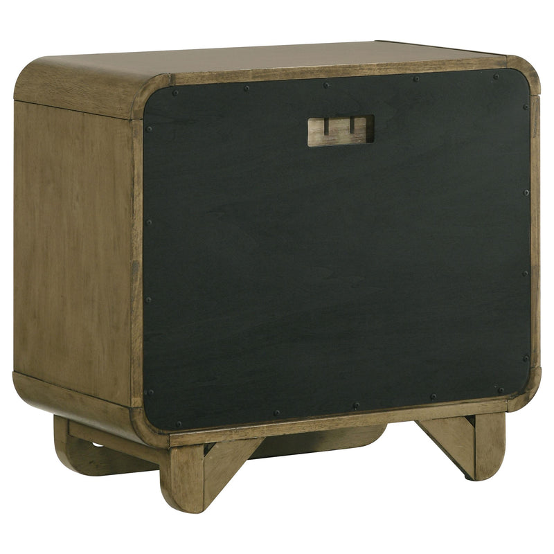  Coaster Furniture Amsbury 224272 2-Drawer Nightstand Bedside Table - Nutmeg IMAGE 6