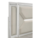  Coaster Furniture Marmore 224961Q 64-inch Queen Panel Bed LED Headboard - White IMAGE 6