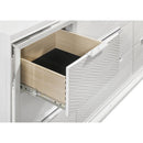  Coaster Furniture Marmore 224963 9-Drawer Dresser Cabinet - White IMAGE 11