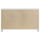  Coaster Furniture Marmore 224963 9-Drawer Dresser Cabinet - White IMAGE 7
