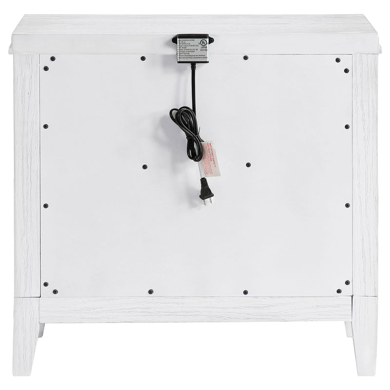  Coaster Furniture Marielle 224842 2-Drawer Nightstand Bedside Table - Distressed White IMAGE 7