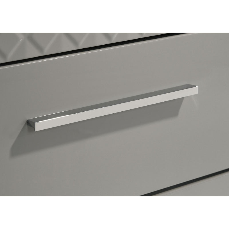  Coaster Furniture Ives 224972 2-Drawer Nightstand Bedside Table - Grey High Gloss IMAGE 12