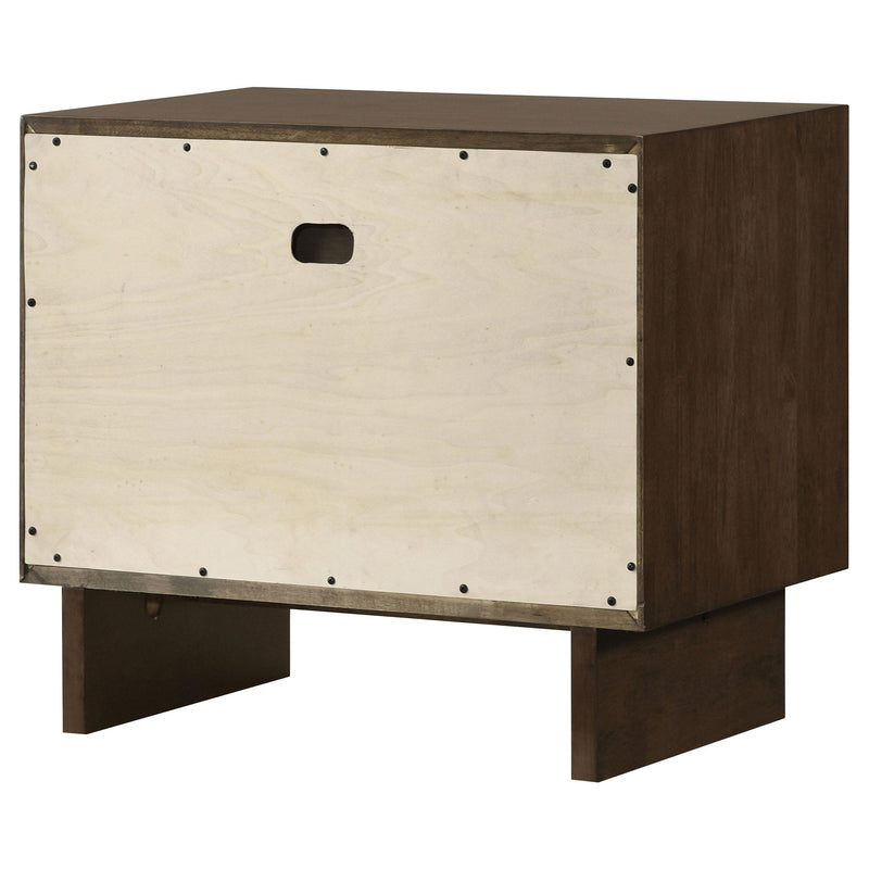  Coaster Furniture Glenwood 225012 2-Drawer Nightstand Bedside Table - Warm Brown IMAGE 8