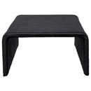  Coaster Furniture Cahya 708518 Woven Rattan Square Coffee Table - Black IMAGE 3