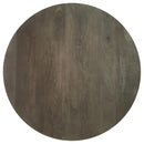  Coaster Furniture Kinkaid 710138 Round Solid Mango Wood Coffee Table - Brown IMAGE 5