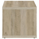 Coaster Furniture Frisco 710517 Square Engineered Wood Side End Table - Distressed Pine IMAGE 5