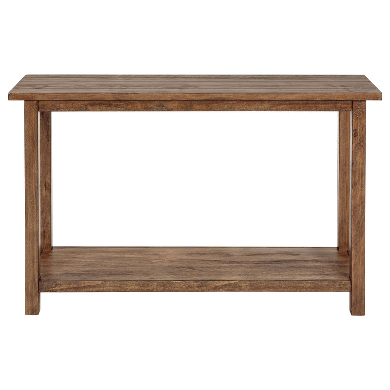  Coaster Furniture Payne 710549 Wood Entryway Sofa Console Table - Distressed Brown IMAGE 2