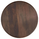  Coaster Furniture Dale 721997 Round Solid Mango Wood Side End Table - Brown IMAGE 4