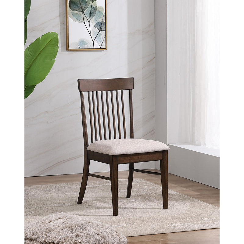  Coaster Furniture Everton 108892 Wood Dining Side Chair - Dark Walnut IMAGE 2