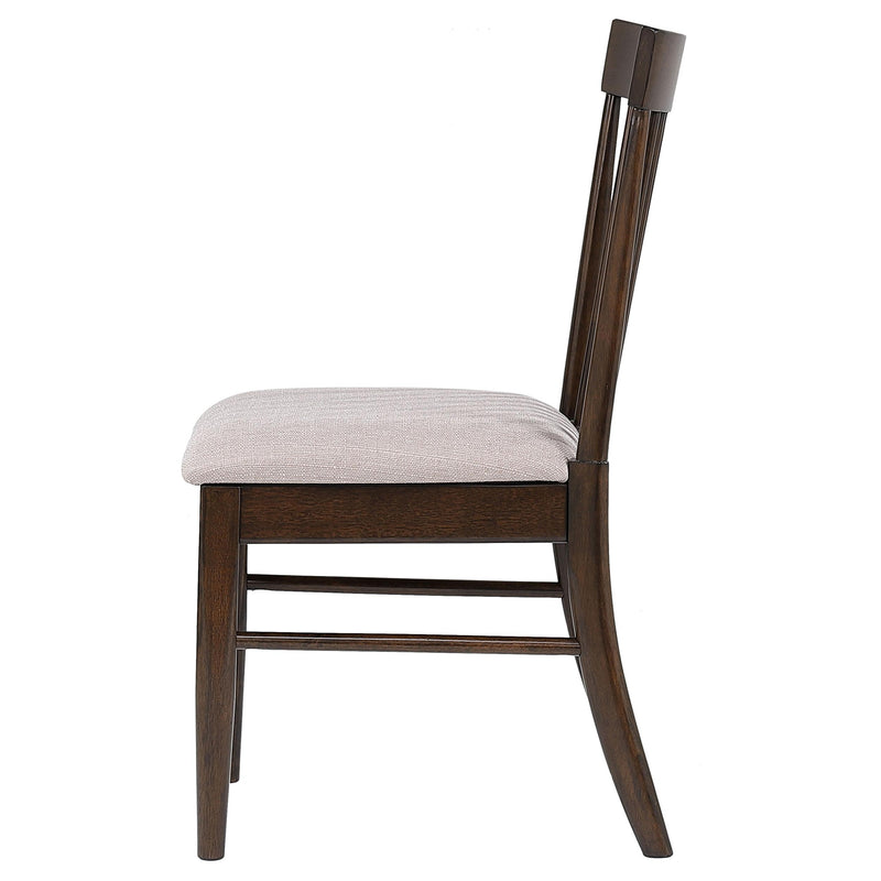  Coaster Furniture Everton 108892 Wood Dining Side Chair - Dark Walnut IMAGE 5